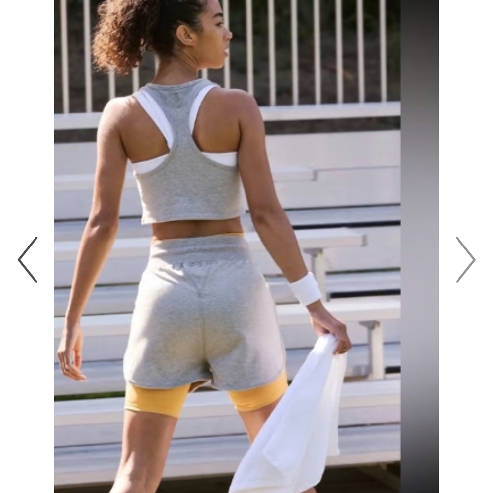 FP Movement by Free People Gray and Yellow Athletic Shorts - Picture 3 of 12